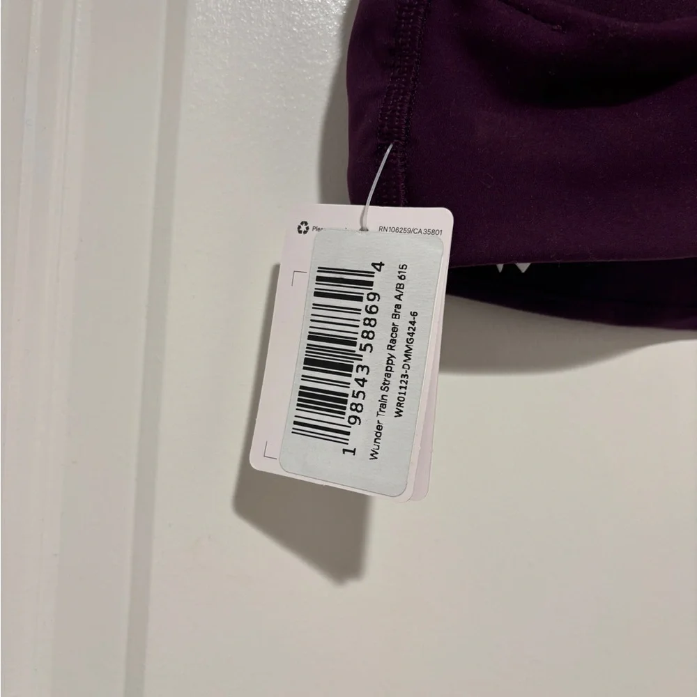 NWT Lululemon x Peloton Wunder Train Strappy Racer Sports Bra - Picture 7 of 7